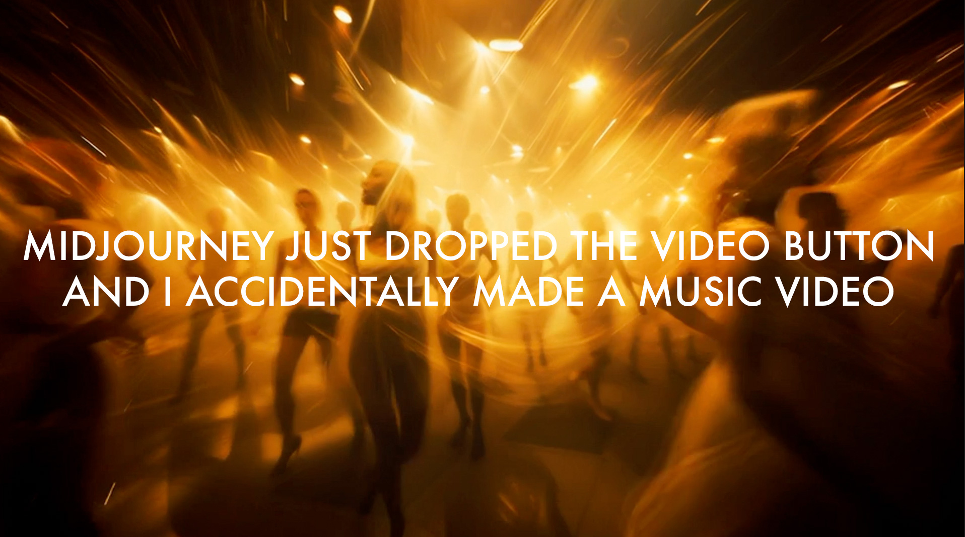 Midjourney just dropped the video button &ndash; and I accidentally made a music video